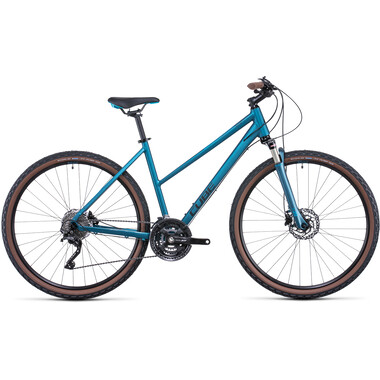Bicicleta todocamino CUBE NATURE EXC TRAPEZ Azul 2022 0